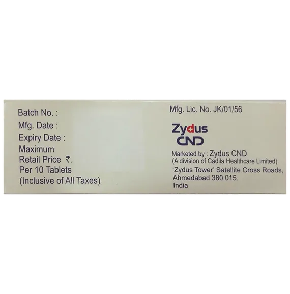 zyrova f 5mg tablet 10's